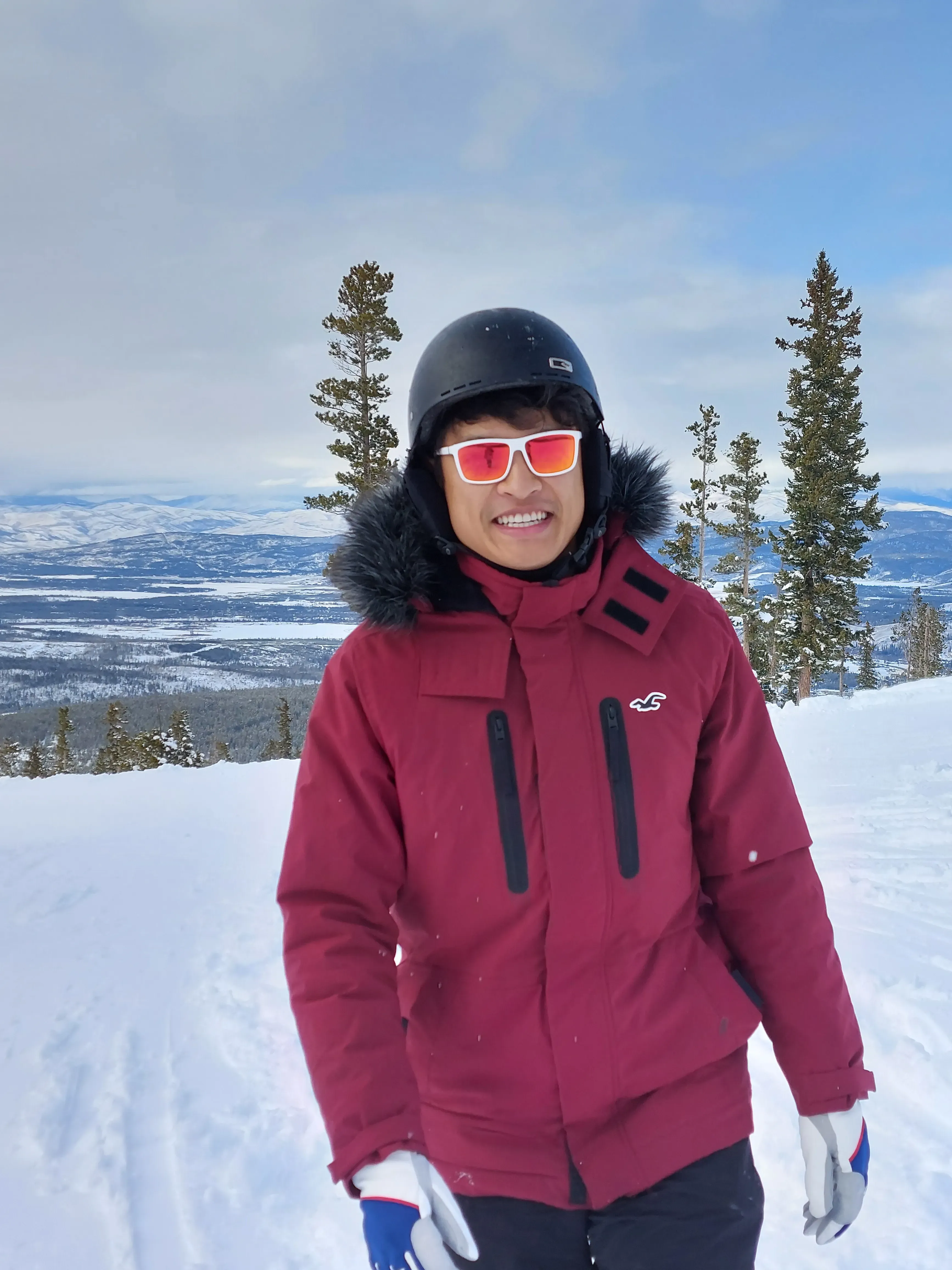 Snow-covered slopes in Winter Park, Colorado