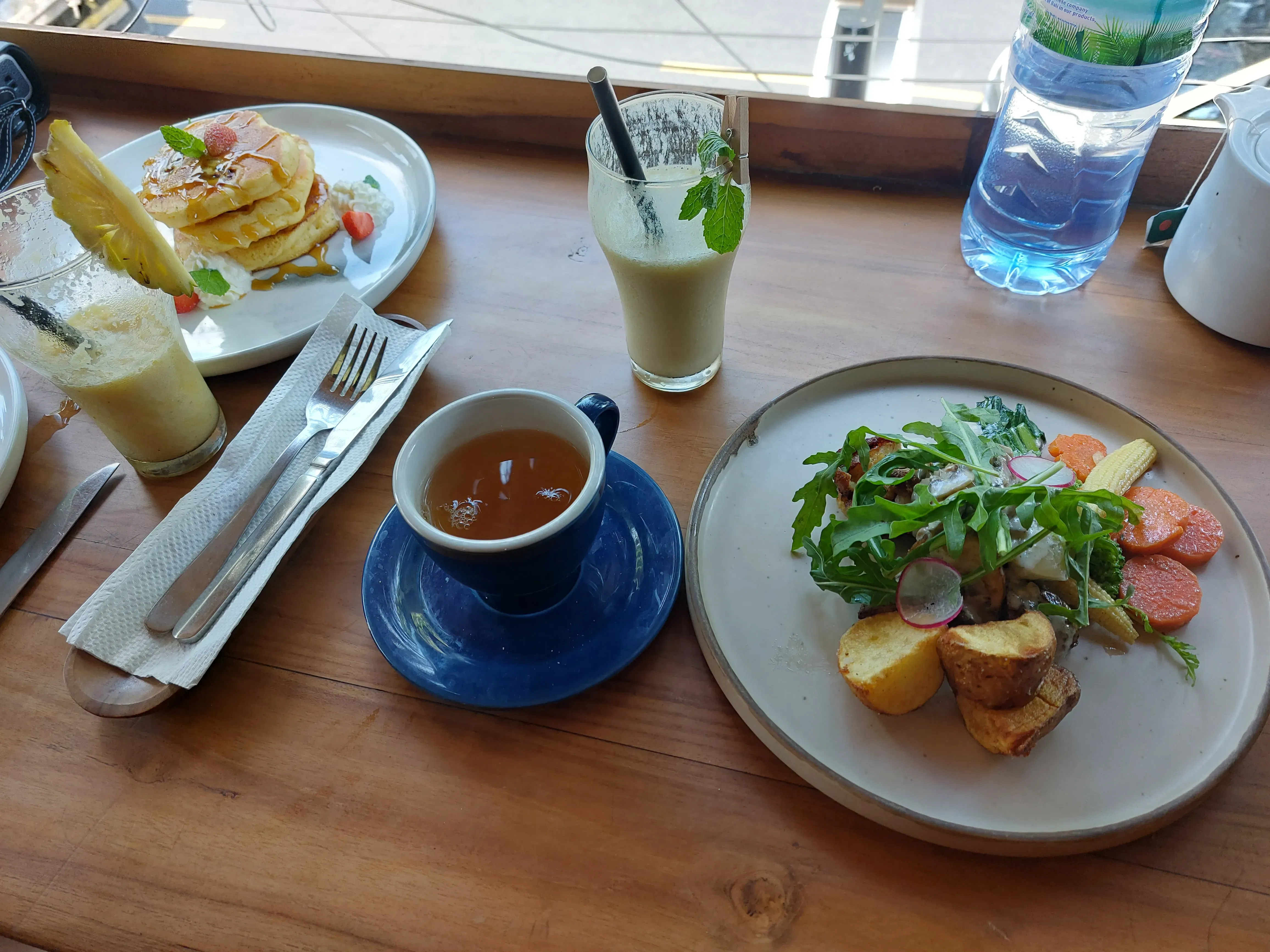 A local warung meal in Bali